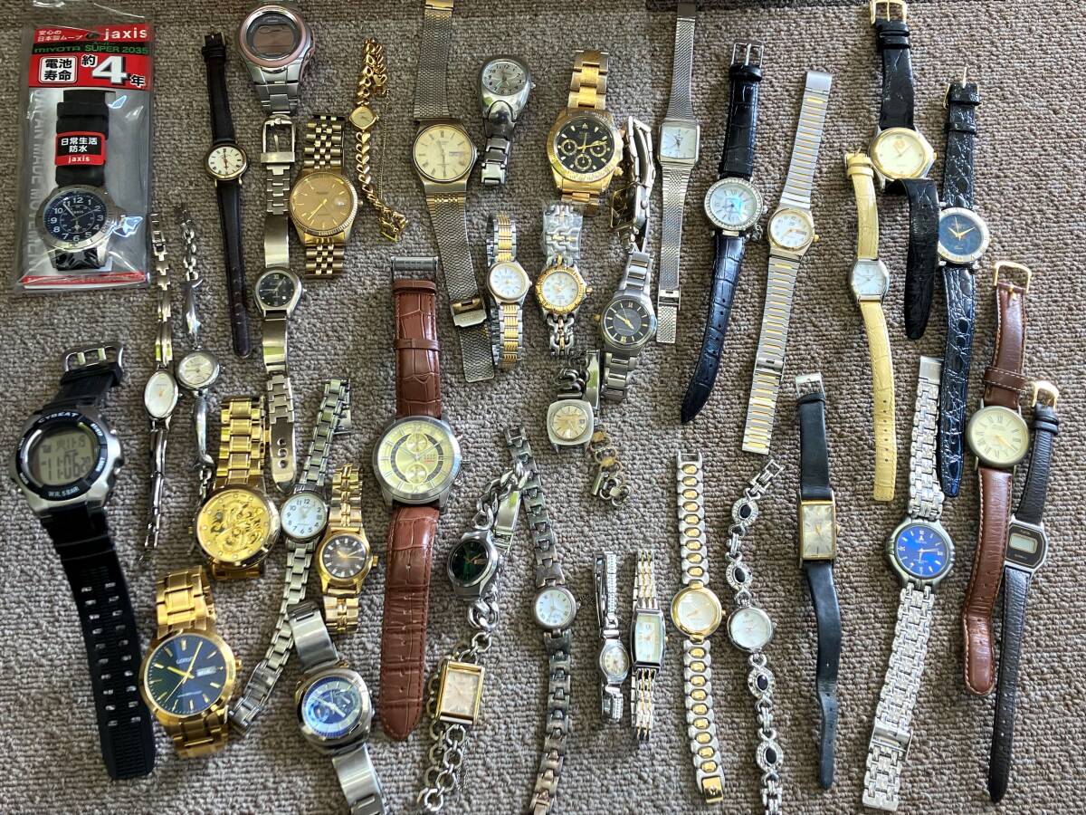 時計まとめ　40点　SEIKO シチズン CASIO その他　手巻き　クォーツ ② 腕時計 まとめ40点セット SEIKO CITIZEN CASIO RADO 他 懐中時計