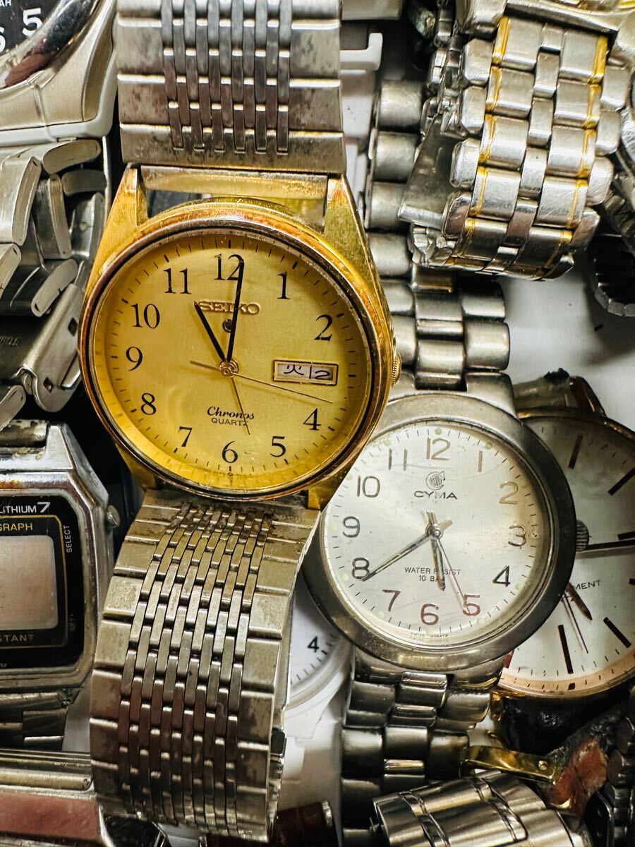 ジャンク腕時計 70本まとめてセット SEIKO CITIZEN CASIO ALBA ジャンク腕時計 70本まとめてセット SEIKO CITIZEN CASIO ALBA