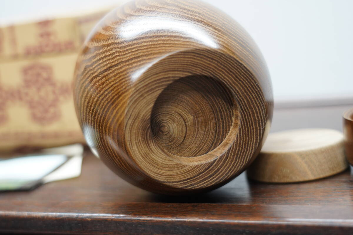 ・木製　漢詩彫　香筒　直径34.2cm か4-1230① トヒサエ 木製 漢詩彫 香筒 直径34.2cm か4-1230① トヒサエ 木製 漢詩彫