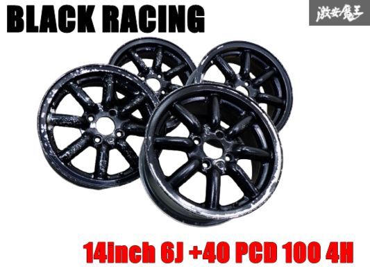 「かわいい～！」 Yahoo!オークション - BLACK RACING ブラックレーシング 14 タイヤ・ホイール