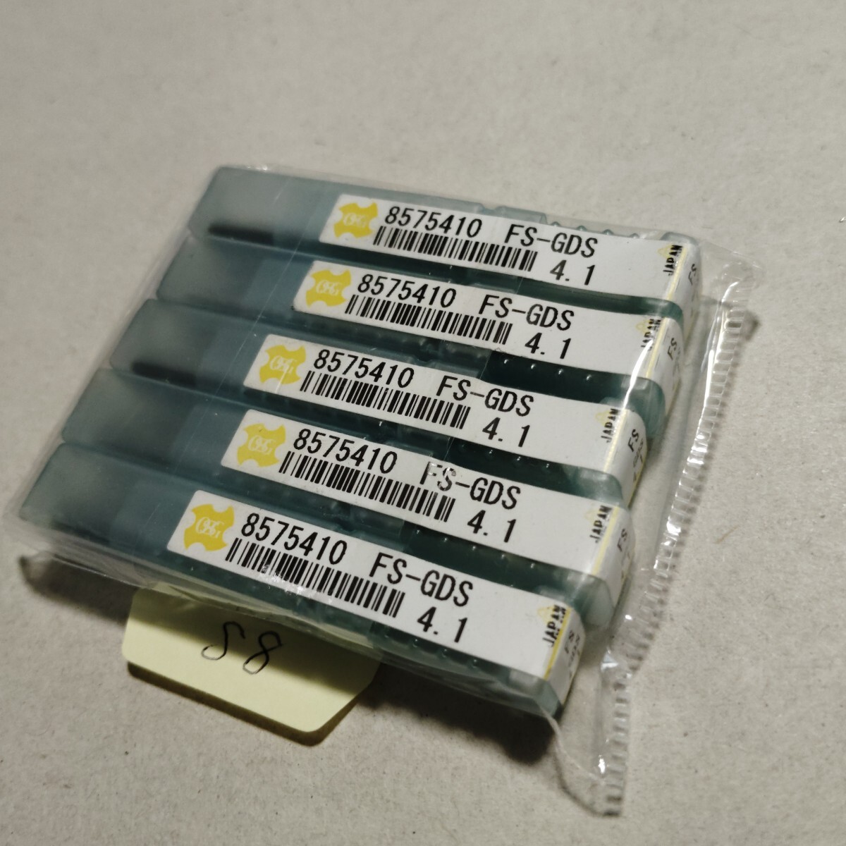 S8　未使用品　オーエスジー　超硬ドリル　4.1　5本セット　　旋盤　フライス盤　OSG