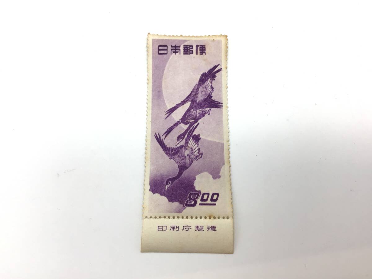 切手趣味週間】月に雁 シート 1949（昭和24）年(切手趣味週間