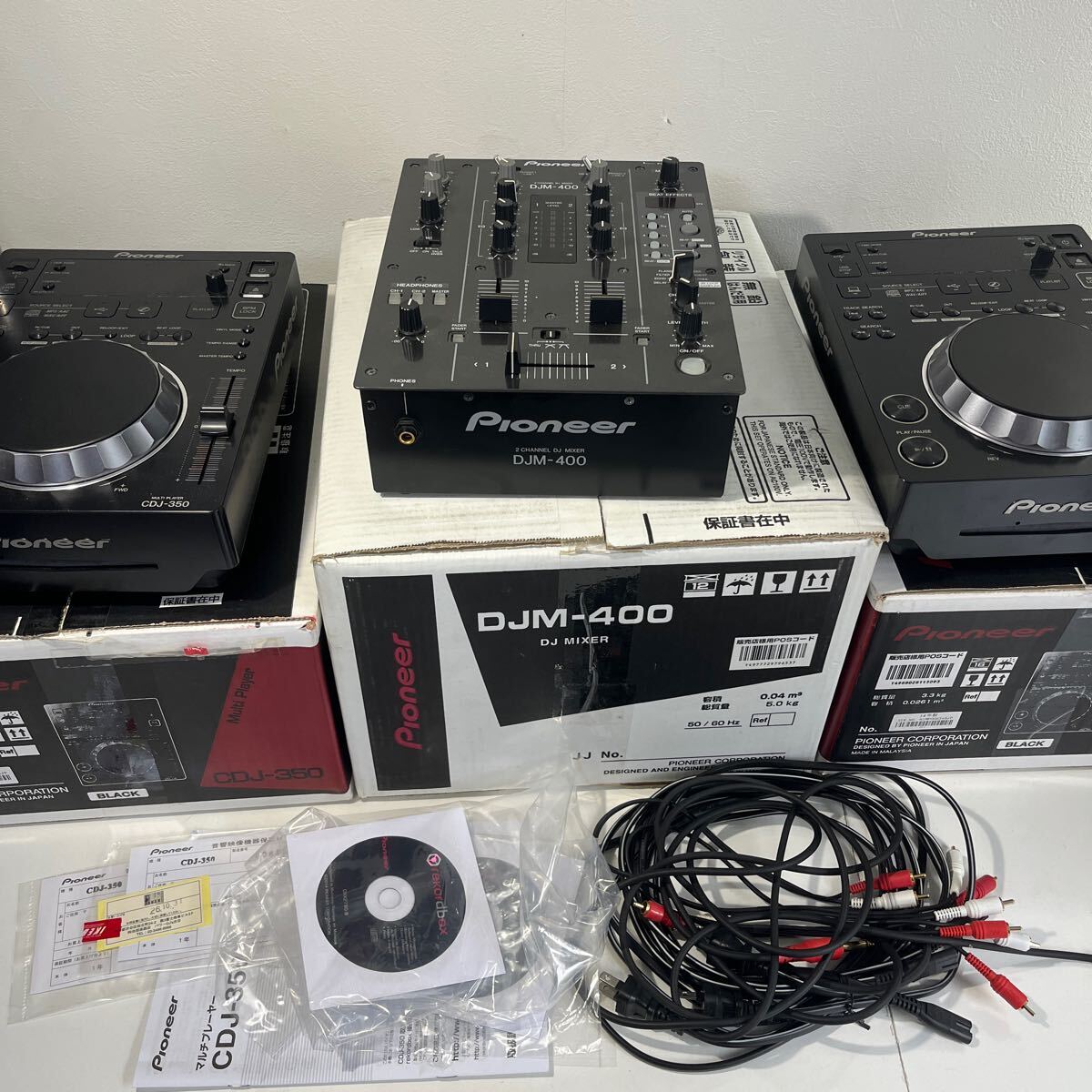 Pioneer パイオニア CDJ-350 DJM-400 2CHANNEL DJ MIXER DJ Pioneer パイオニア CDJ-350 DJM-400 2CHANNEL DJ MIXER DJ