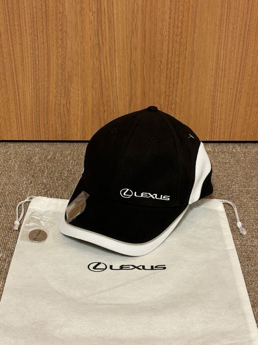 レクサス　純正キャップ　（マーカー付き）　帽子　ゴルフ　非売品