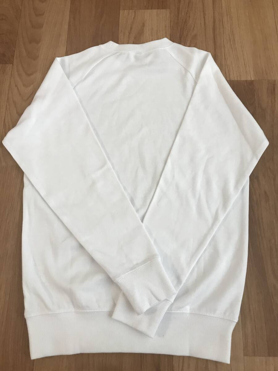 【新品】ジュニア　男女兼用　白いトレーナー　普段著/體操著両用?。保担哎单ぅ? bimg=