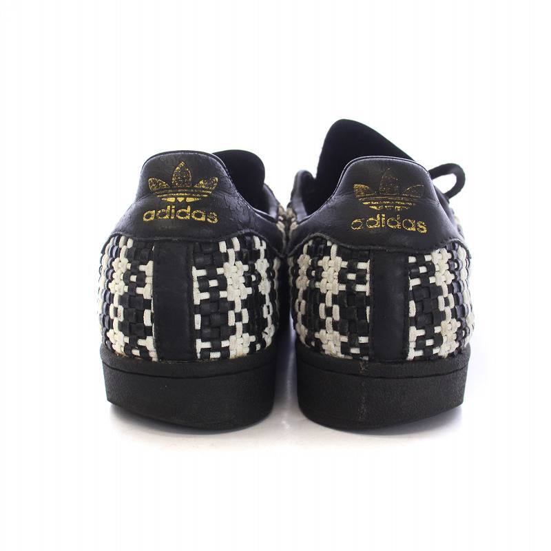  Adidas adidas super Star SUPERSTAR спортивные туфли обувь обувь золотой Velo u-bn Logo вязаный кожа общий рисунок US8.5