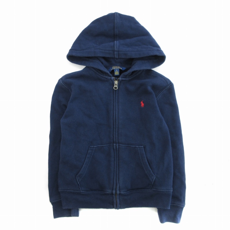  Polo Ralph Lauren POLO RALPH LAUREN Zip up Parker f-tipo knee embroidery long sleeve 5 115cm navy blue navy /FT 1101 #GY09 Kids 