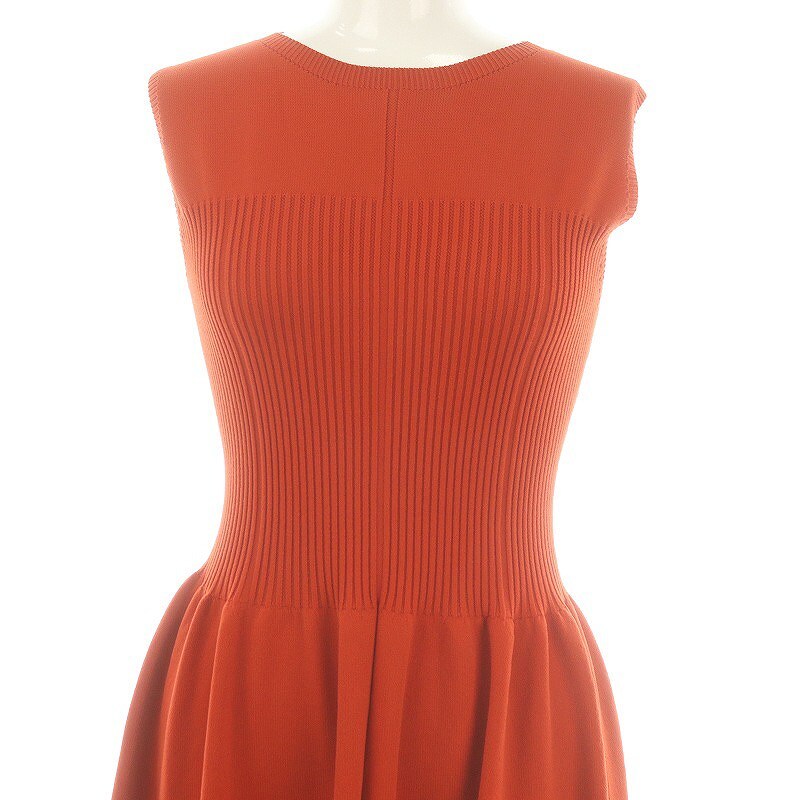  Apuweiser-riche Apuweiser-riche 23SS hole ga- men to bustier switch One-piece knitted long no sleeve 0 red red 