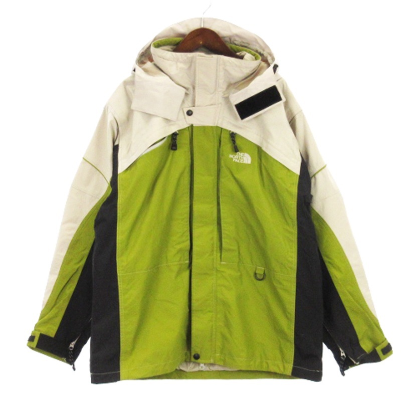 ザノースフェイス THE NORTH FACE GORE-TEX All Mountain Jacket マウンテンパーカー ジャケット ジップアップ NS-0951 グリーン系 L ☆AA