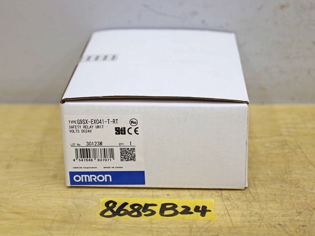 8685B24 未使用 未開封 OMRON オムロン セーフティリレーユニット G9SX-EX041-T-RT DC24V フレキシブル・セーフティユニット