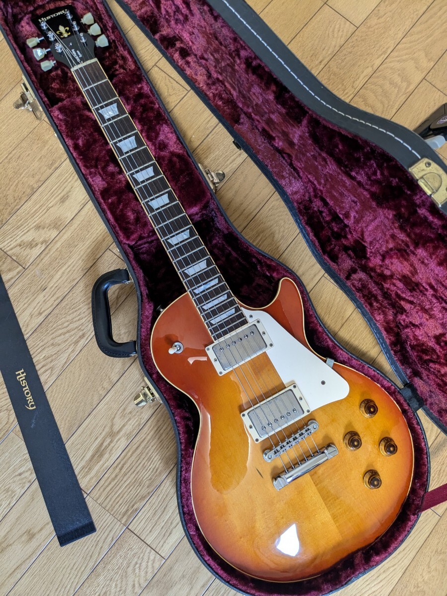 History レスポール GH-LSV ハードケース付き HISTORY GH-LSV ヒストリーレスポールタイプの最高峰です！状態