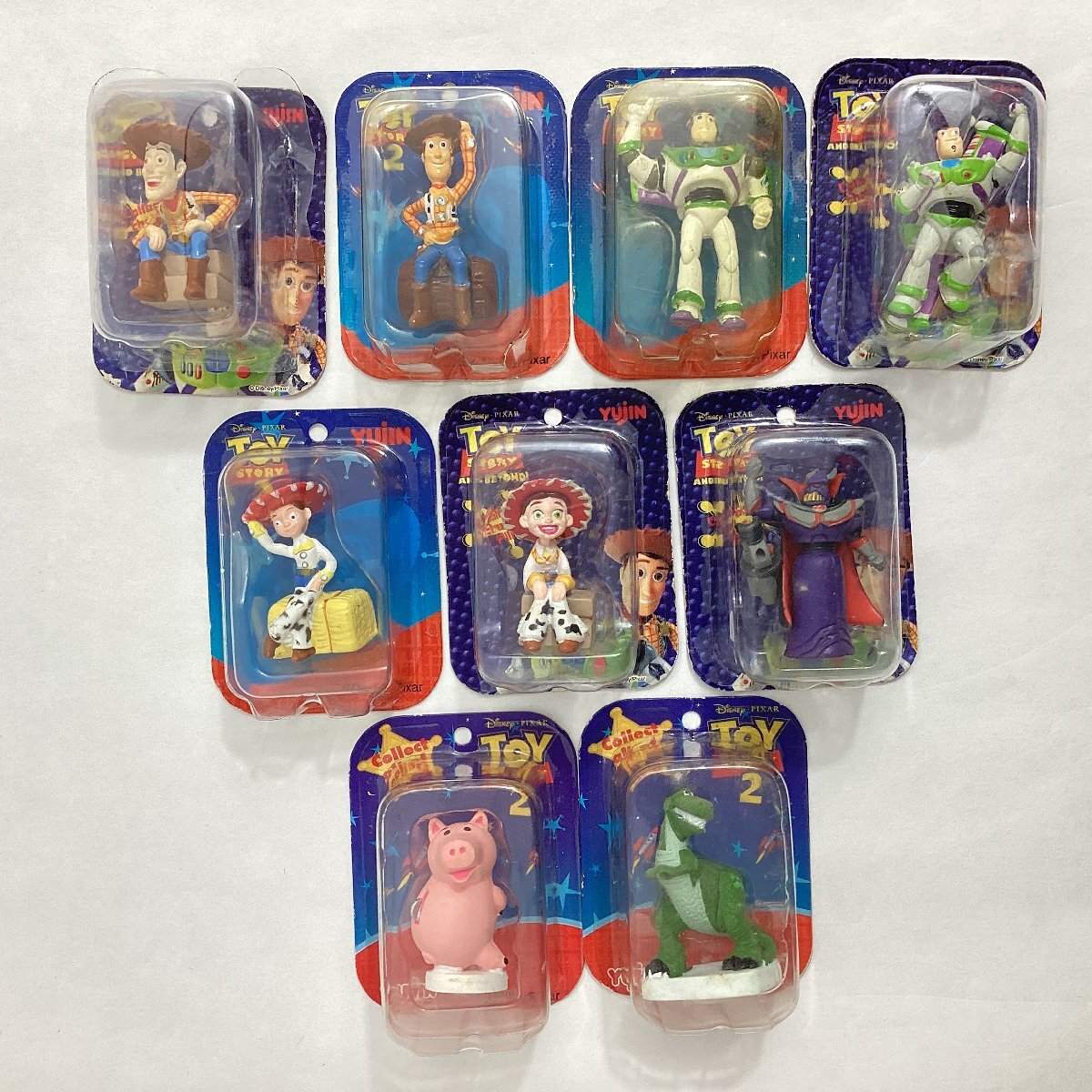 未開封　TOYSTORY トイストーリー ミニブリスターコレクション 9個 まとめて ウッディ バズ・ライトイヤー ザーグ レックス 等 ユージン