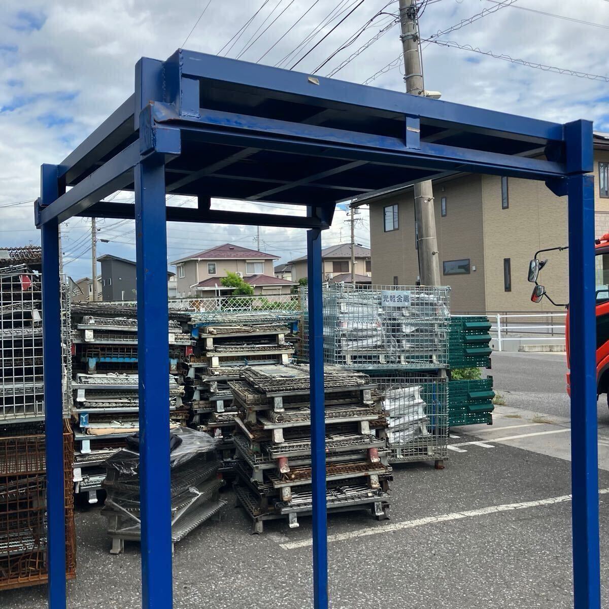 岐阜県瑞穂市引取り限定　希望枚數(shù)変更可　ネステナー ネスティングラック　物流 運(yùn)搬中古品ネスラック　スタックテナー　サンクロスター　