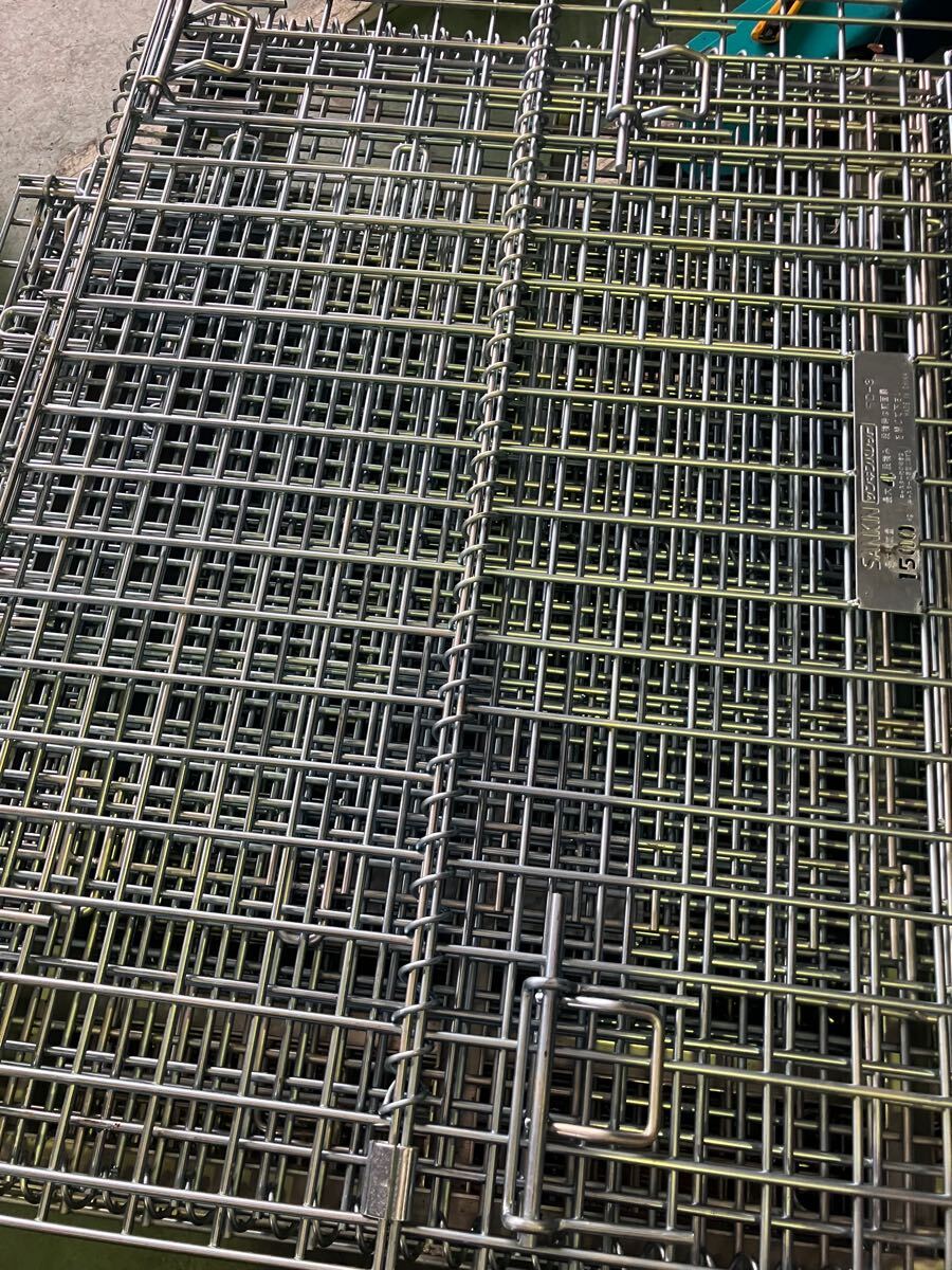 法人様向け10%OFFセール実施中　岐阜県瑞穂市発送　枚數(shù)変更可　メッシュパレット中古品　SANKIN 15臺(tái)セット　 網(wǎng)パレット　 パレティーナ