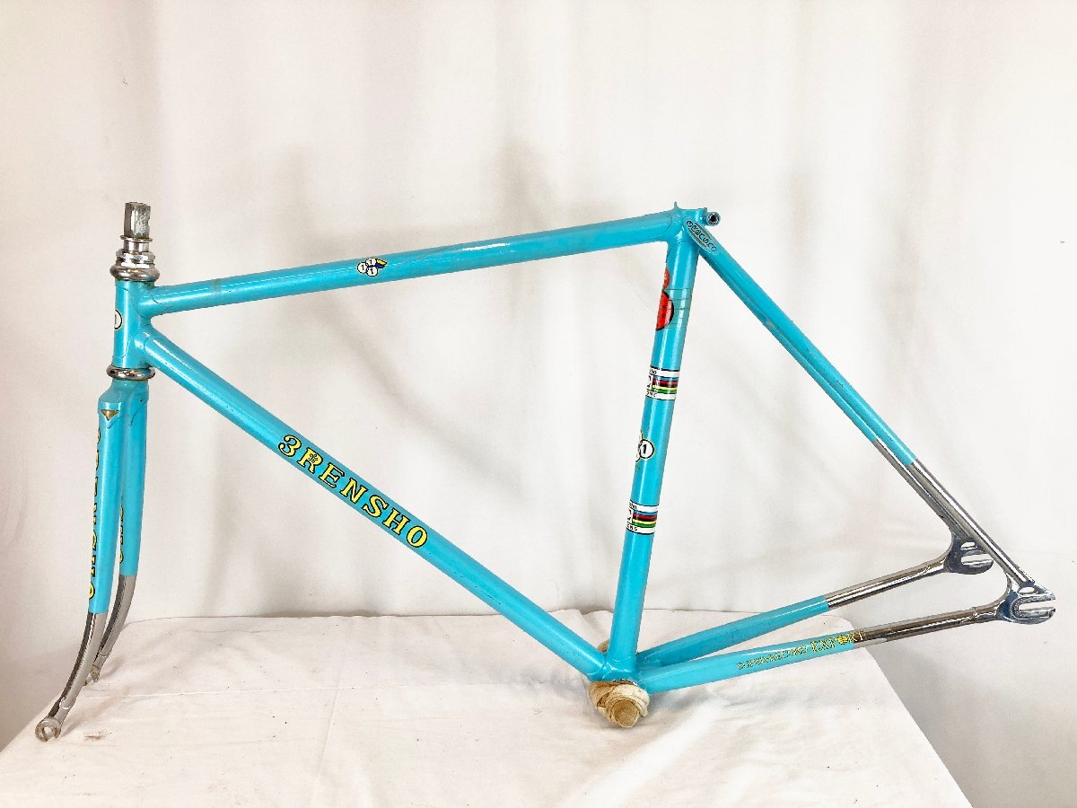中古品 3RENSHO ピストバイク フレーム ビンテージ 3連勝 NJS 中古品 3RENSHO ピストバイク フレーム ビンテージ 3連勝 NJS