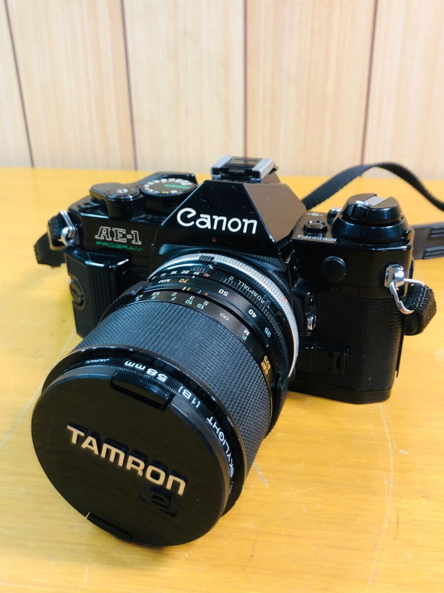 ☆ キャノン CANON AE-1 PROGRAM TAMRON 35-70mm MACRO フィルムカメラ 