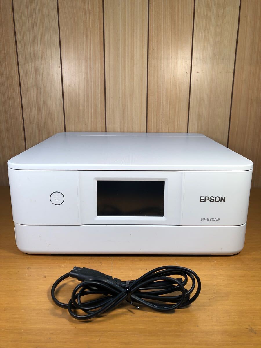 ◆ EPSON EP880W カラリオ インクジェットプリンター 複合機 エプソン プリンター 通電確認済み 電源コード有 箱無