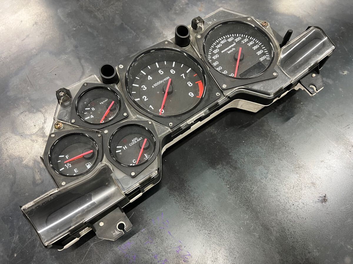 [ actual work goods ]RX-7 FD3S 4 type MAZDASPEED Mazda Speed full scale speed meter distance 108,126km