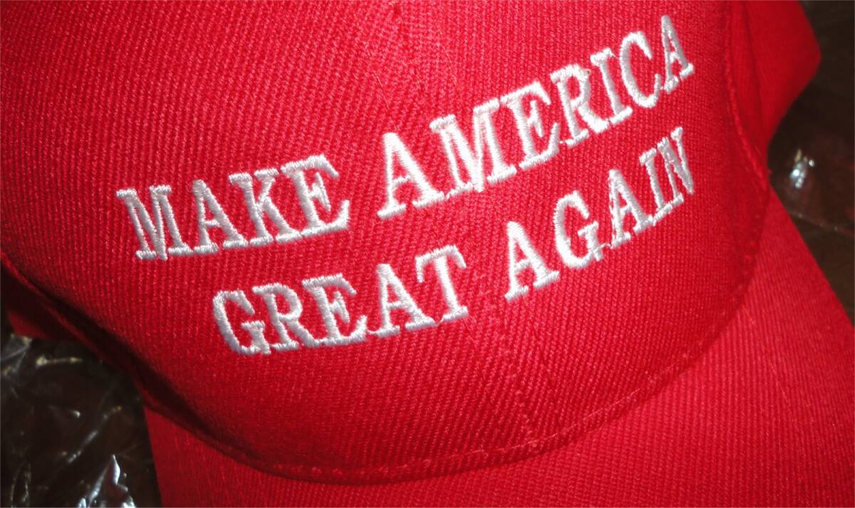 ▼MAKE AMERICA GREAT AGAIN キャップ 帽子 大統領 トランプ 共和党 選挙 MAGA アメリカ合衆国大統領選挙 予備選挙 選挙人 NPVIC_画像2