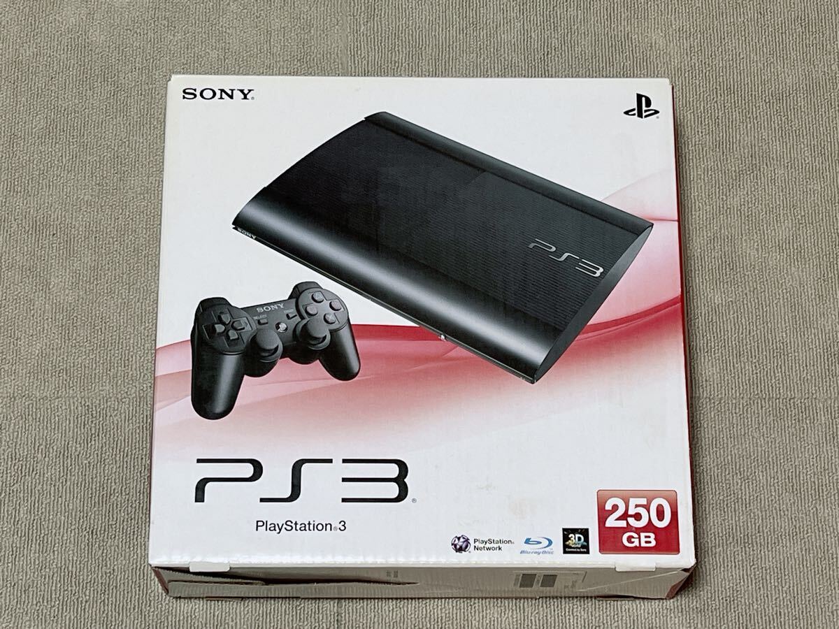 ps3 (CECH-4000B 250GB)、ソフト付き PS3 CECH-4000B 250GB 動作確認済み PlayStation ブラック