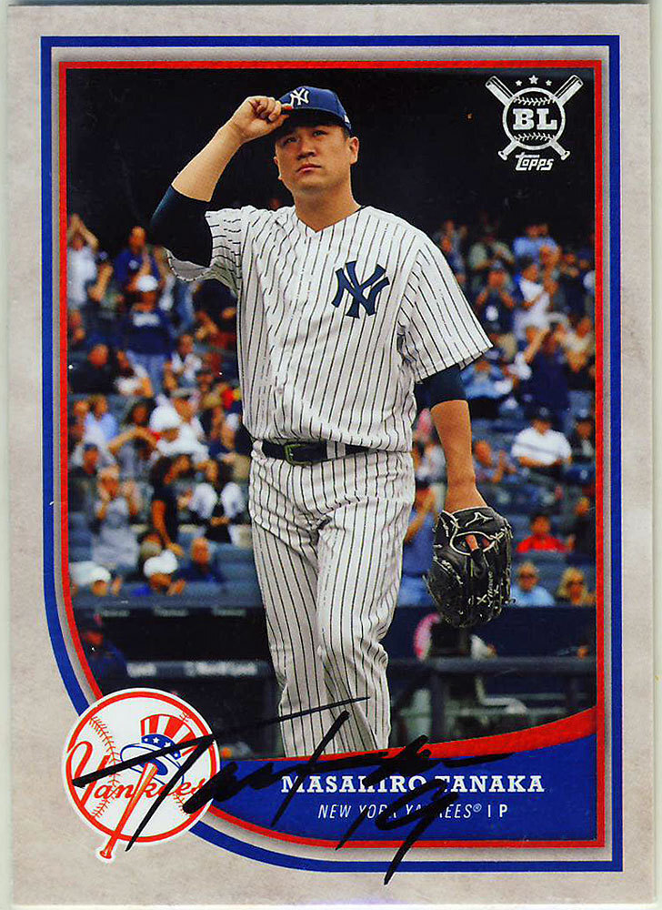 正規品販売! □田中将大 2018 '11'13最多 /楽天 直筆サインカード ヤンキース Topps