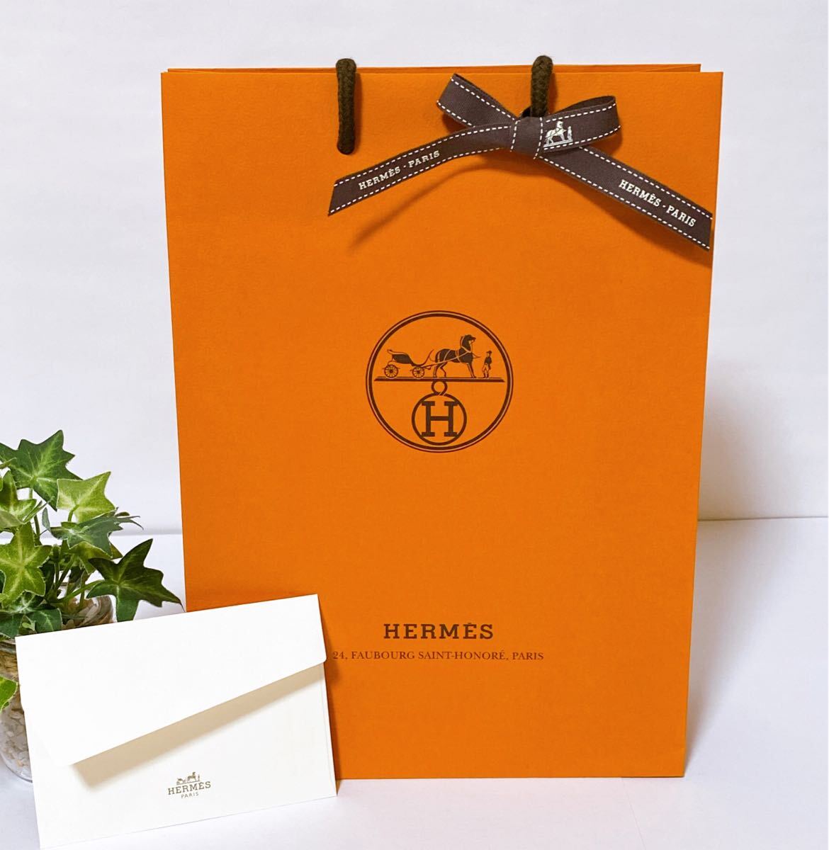 エルメス 「HERMES」ショッパー ミニ封筒付き (4053) 正規品 エルメス 「HERMES」ショッパー ミニ封筒付き (4053) 正規品