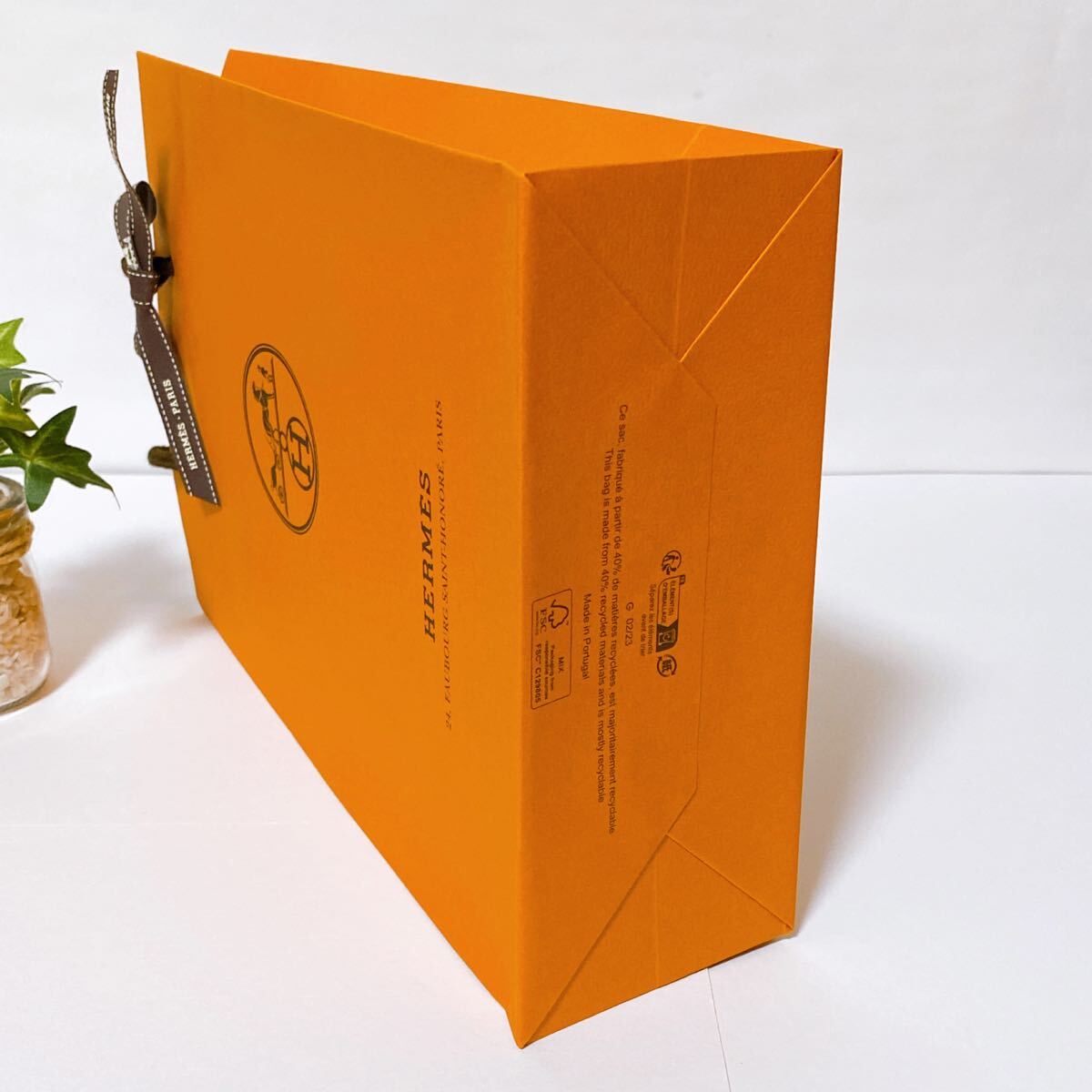 エルメス 「HERMES」ショッパー ミニ封筒付き (4053) 正規品 エルメス 「HERMES」ショッパー ミニ封筒付き (4053) 正規品