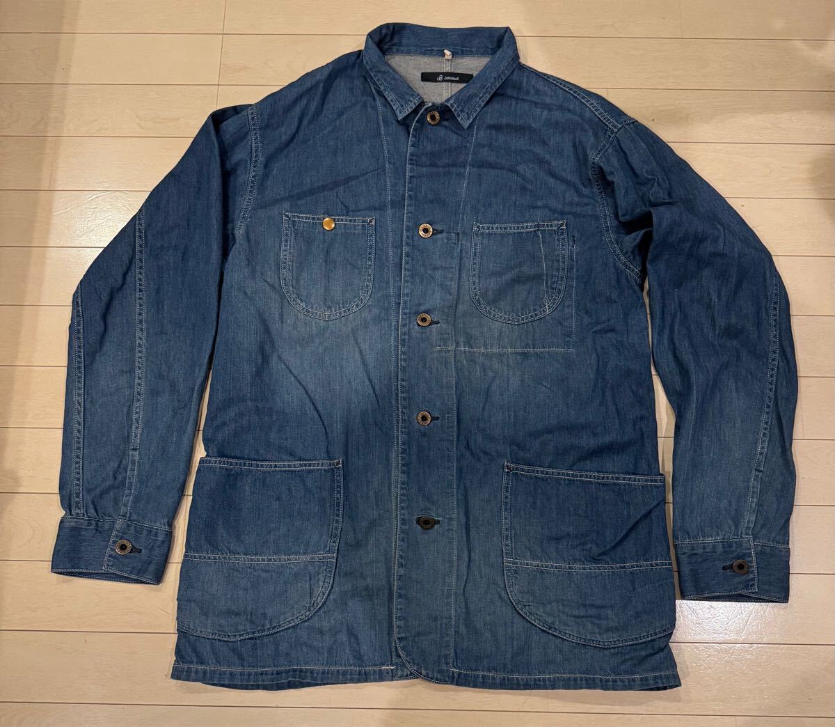 JOHNBULL / coverall denim jacketジョンブル DENIM WORKER デニム カバーオール