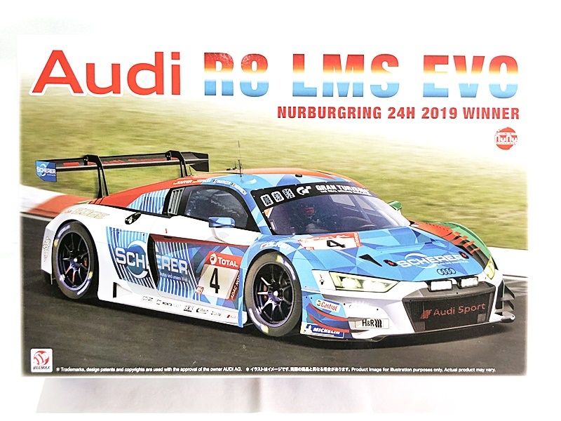 プラッツ　1/24　アウディ R8 LMS EVO 2019 ニュルブルクリンク24時間レース ウィナー　PN24026　プラモデル　同梱OK　1円スタート★M