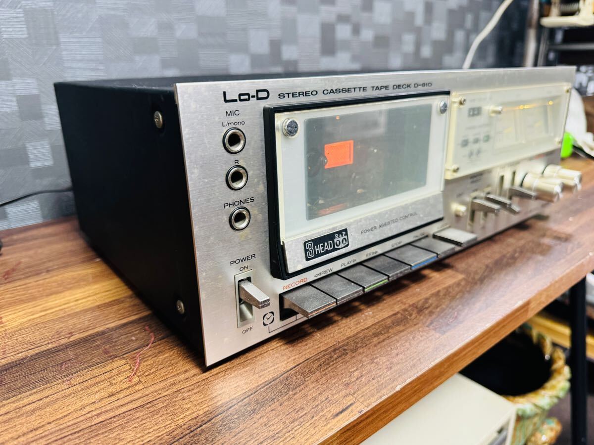 HITACHI 日立 カセット デッキ Lo-DHA-610 プリメインアンプ HITACHI 日立 カセット デッキ Lo-DHA-610 プリメインアンプ