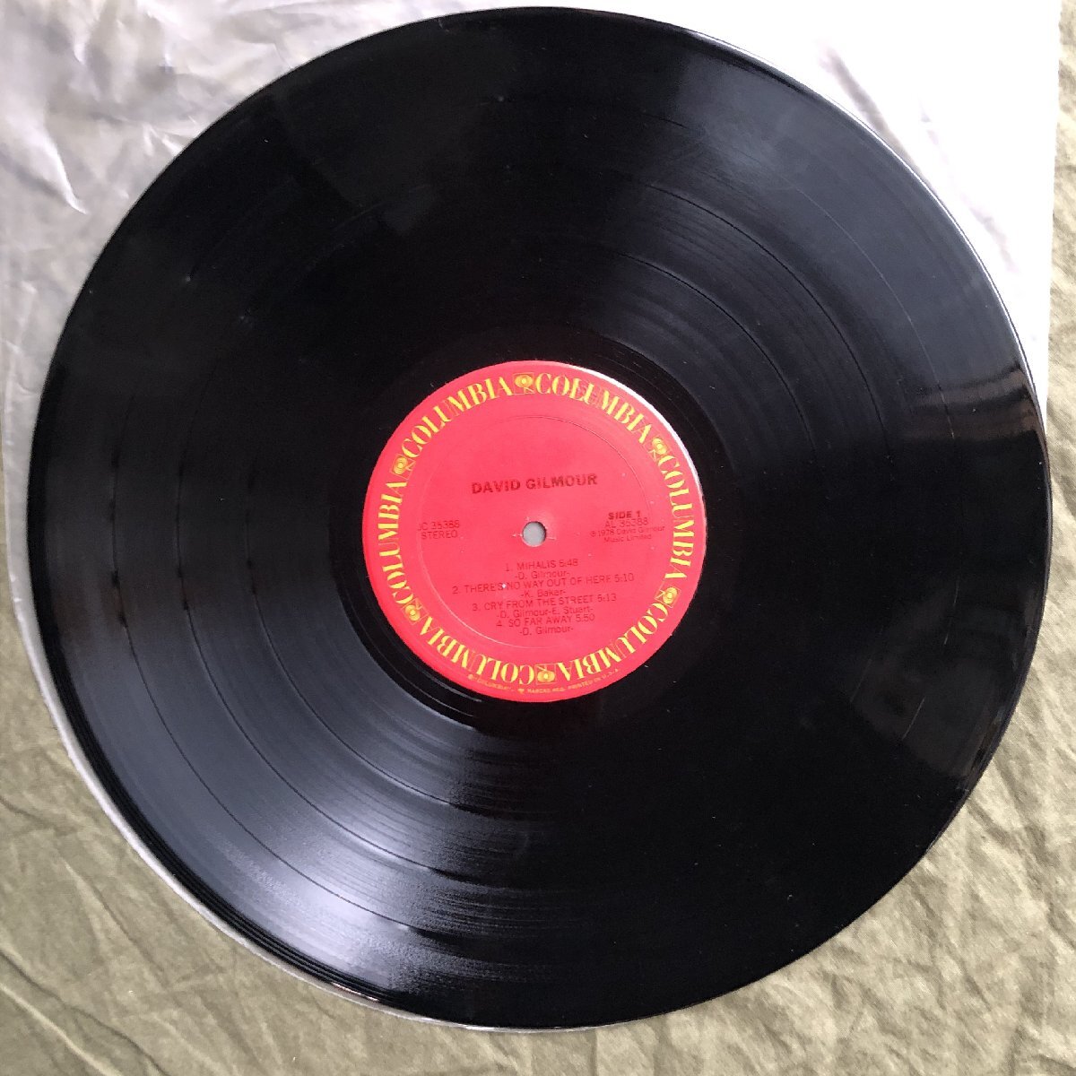 傷なし美盤 STERING刻印 1978年 米國盤 デヴィッド?ギルモア David Gilmour LPレコード S/T プログレ Pink Floyd