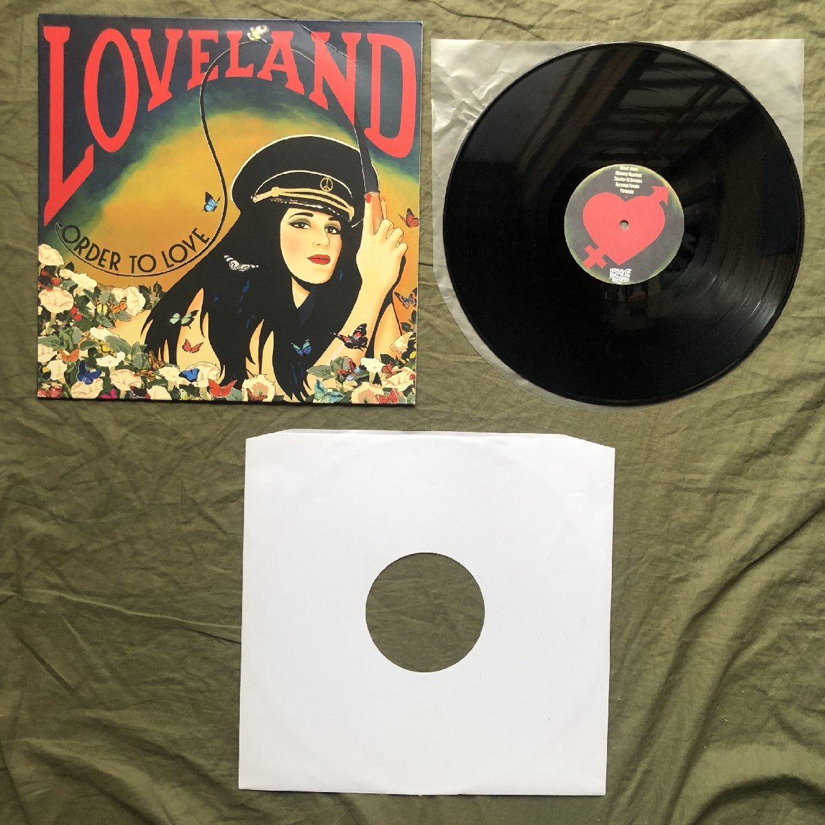 良盤 激レア 2011年 ポルトガル盤 オリジナルリリース盤 Loveland LPレコード Order To Love ロック ドイツのPost-punk Rock