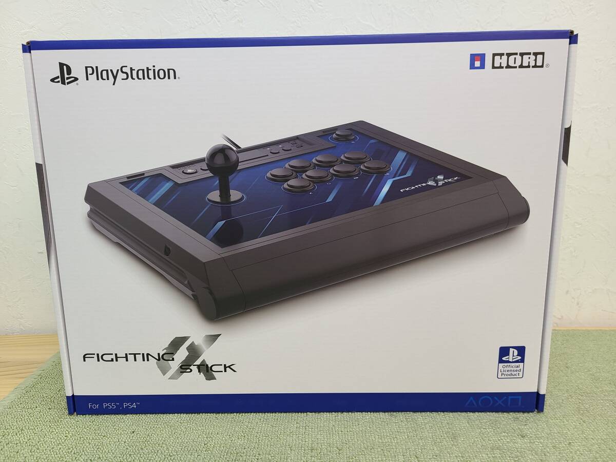 065-Y32) 中古品 HORI ファイティングスティックα 動作OK for PlayStation5 PlayStation4 PC PS5 PS4 