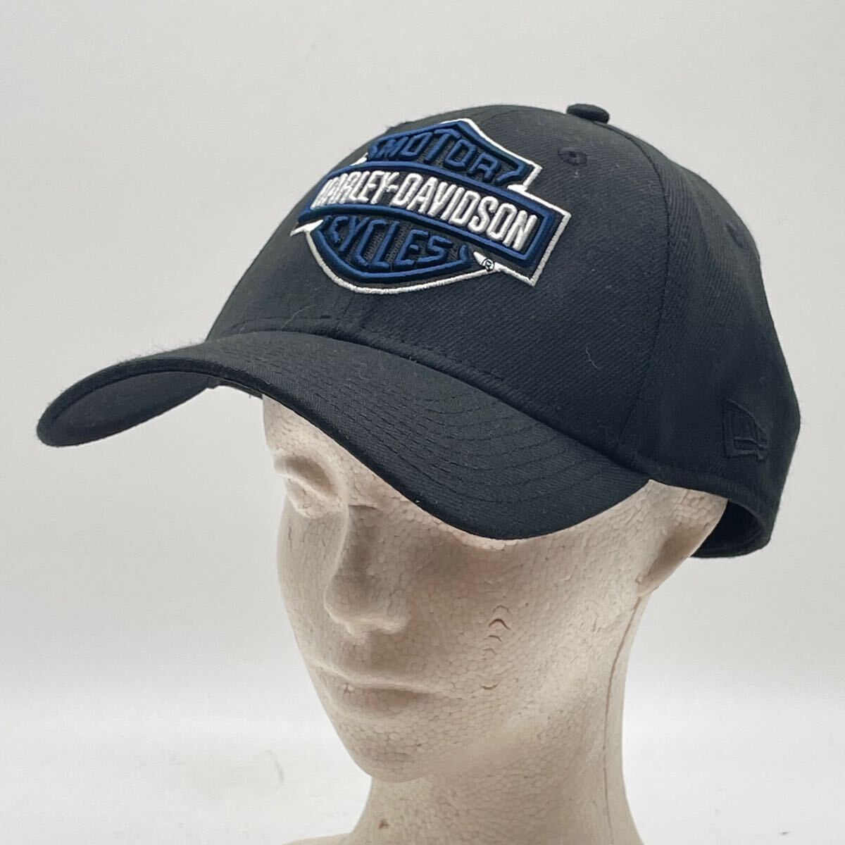 KO1277□NEW ERA ニューエラ ×Harley Davidson ハーレーダビッドソン 帽子 キャップ ブラック L-XLサイズ 良好