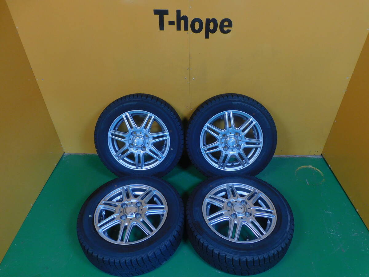 155/65R13 YOKOHAMA 製造年2023 4本 アルミホイール 13×4.00B 4×100 OFFSET43★A021