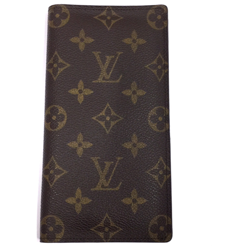 1円 ルイヴィトン M61823 モノグラム ポルトバルール・カルトクレディ 二つ折り長財布 ブラウン系 LOUIS VUITTON