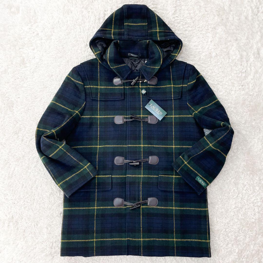 美品★ラルフローレン ダッフルコート チェック グリーン ロング丈 M相当 Yahoo!オークション - 【タグ付き美品】RALPH LAUREN ラルフ