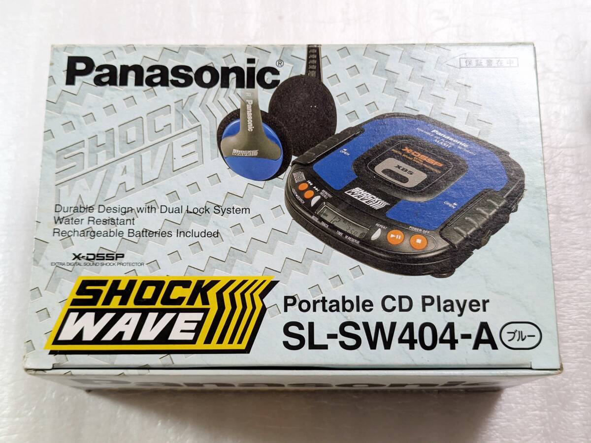 Panasonic SL-SW404 SHOCK WAVE CD 動作確認済 Yahoo!オークション - 送料無料 新品未使用 Panasonic SL-SW404