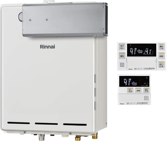 リンナイ　RUF-A1615AA(C)　ガスふろ給湯器　フルオート　16号　アルコーブ設置型　リモコンMBC-240V(A)付