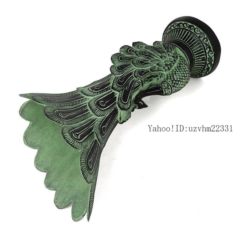 青銅器 孔雀花瓶 丹鳳杯 装飾品 現代工芸品 美術品 置物 青銅器 孔雀花瓶 丹鳳杯 装飾品 現代工芸品 美術品 置物