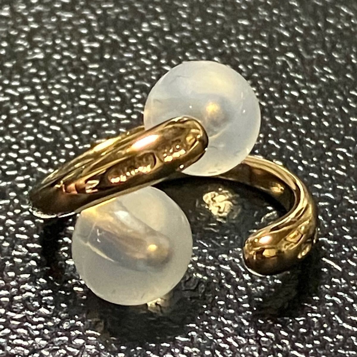 【ws500】美品 Jouete ジュエッテ イヤーカフ イヤリング SV925 ゴールドコーティング_画像2