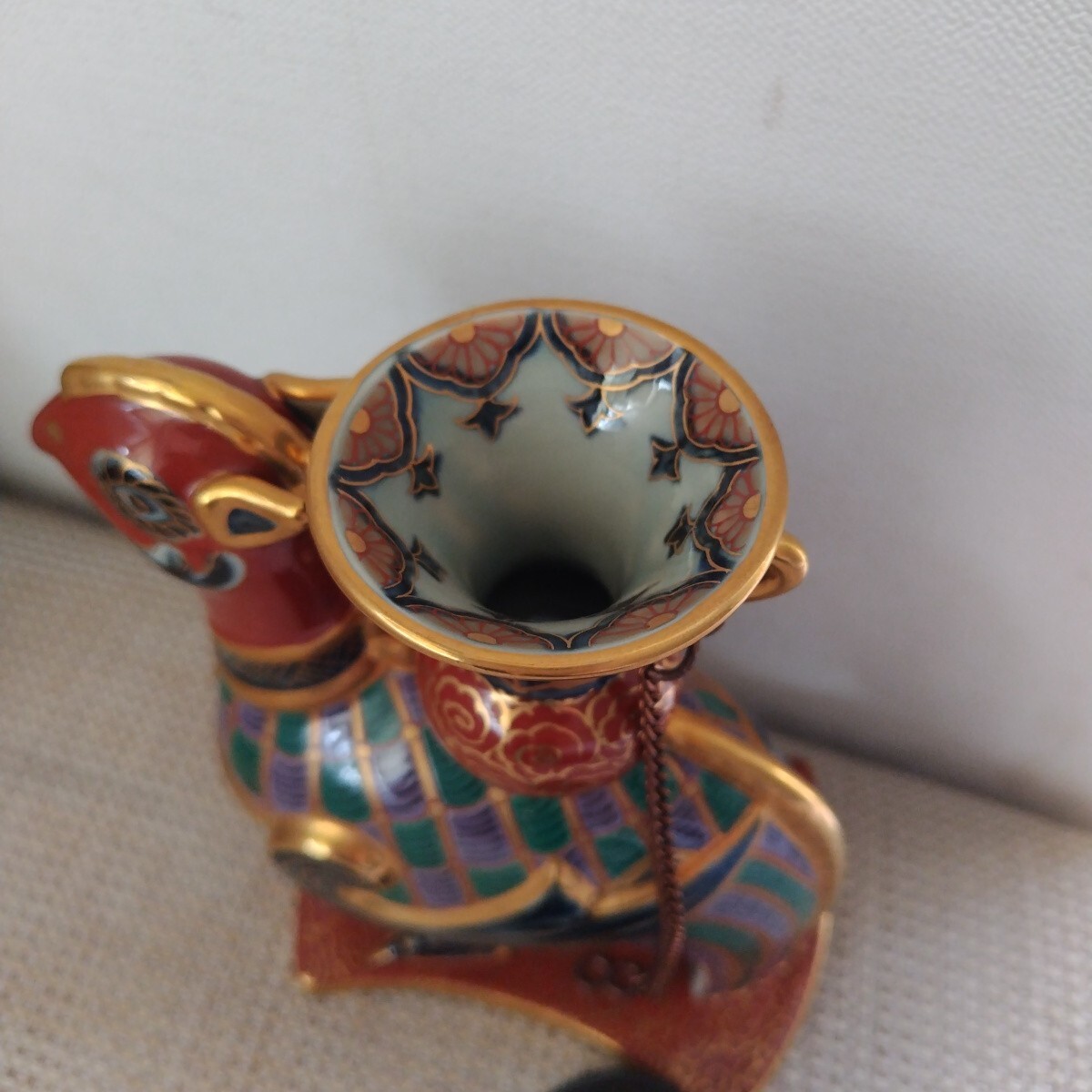 伊万里　人形　林九郎　置物　アンティーク 伊万里人形林九郎置物和物