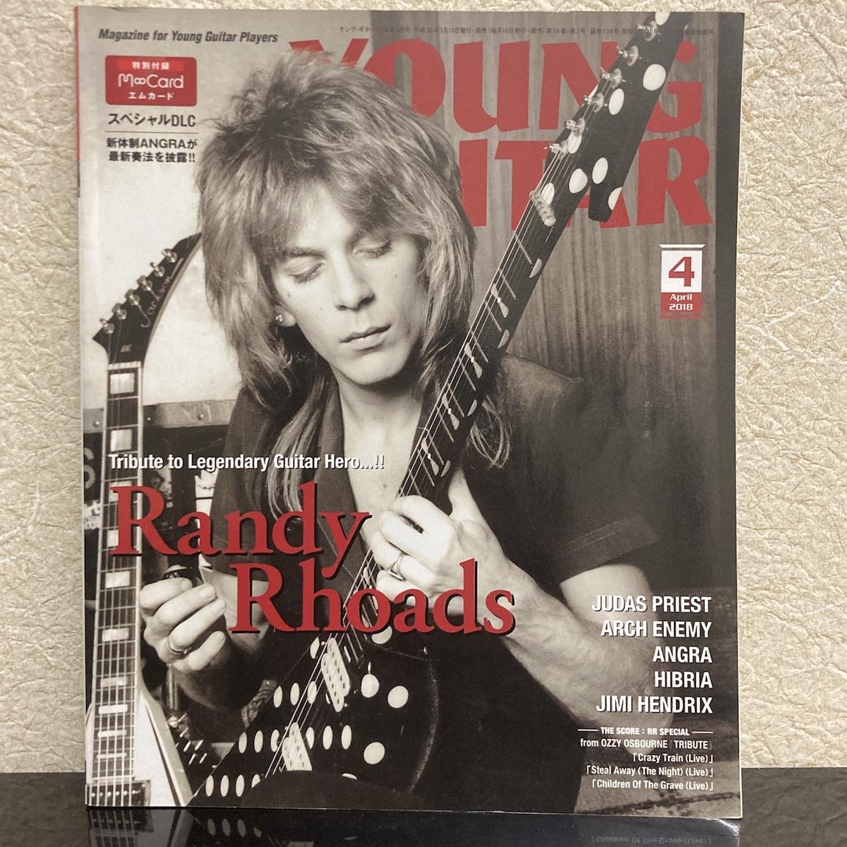 Young Guitar ヤングギター 2018年 4月号 ランディ・ローズ エムカード有 ジミヘン Judas Priest - r151