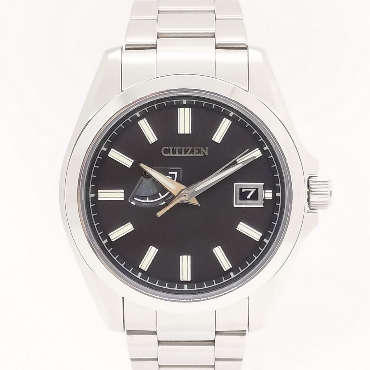 美品】CITIZEN The CITIZENザ・シチズン AQ1030-57E メンズ 美品】CITIZEN The CITIZENザ・シチズン AQ1030-57E メンズ