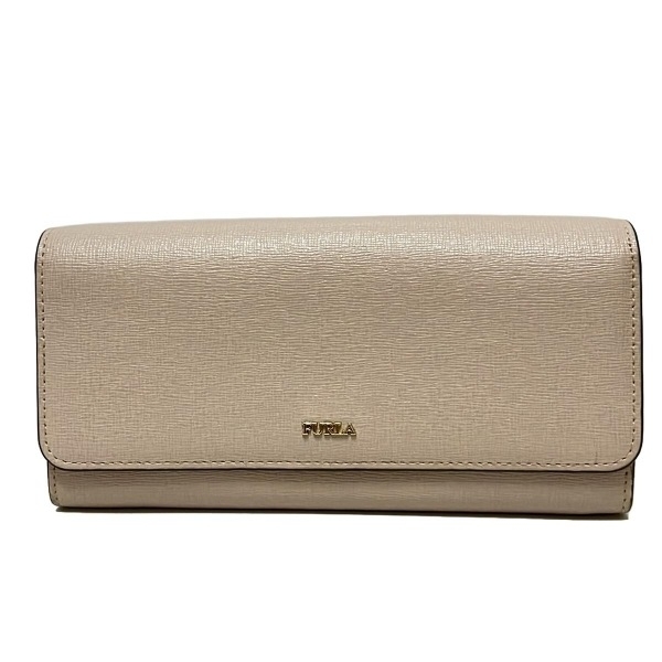 フルラ FURLA 長財布 - レザー ベージュ L字ファスナー 財布