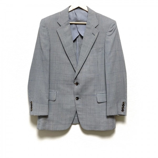 バーバリーズ Burberry's サイズAB5 - ライトグレー×マルチ メンズ 肩パッド/春・秋物/ウール混 美品 ジャケット
