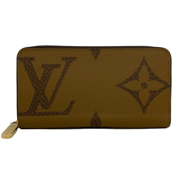 ルイヴィトン LOUIS VUITTON 長財布 M69353 ジッピーウォレット モノグラム・ジャイアントリバース LM0280 美品 財布 モノグラムリバース