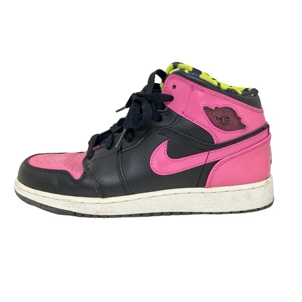 ナイキ NIKE スニーカー 24 364771-061 エア ジョーダン 1 ファット 黒×ピンク レディース 靴