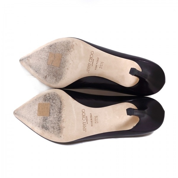 ジミーチュウ JIMMY CHOO パンプス 36 1/2 - レザー 黒