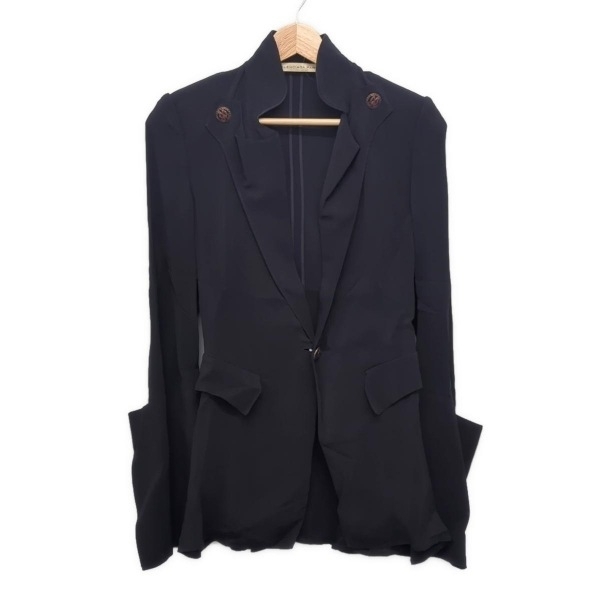 バレンシアガ BALENCIAGA サイズ36 S 157107 TK557 - 黒 レディース 長袖/シースルー/肩パッド/春/夏 ジャケット